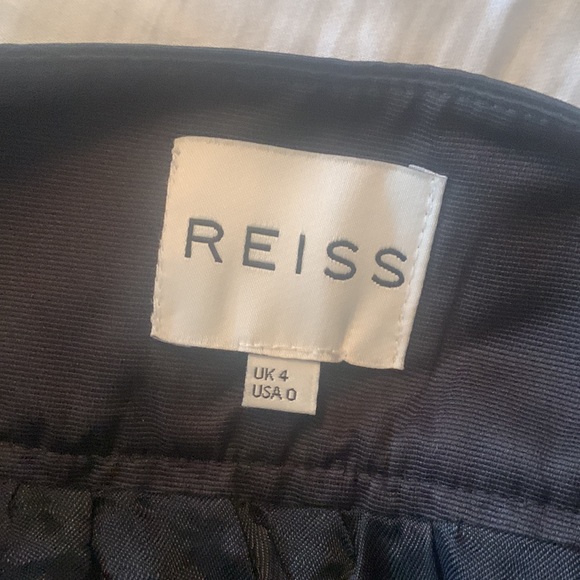 Reiss - Full, black, mini skirt - Picture 4 of 5